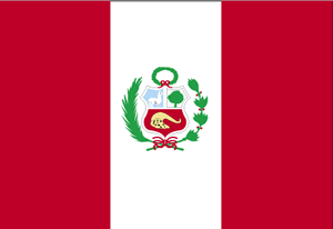De vlag van Peru