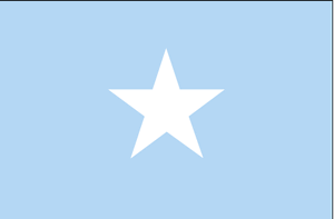 De vlag van Somalië