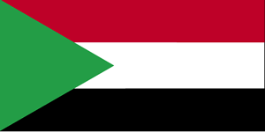 De vlag van Soedan