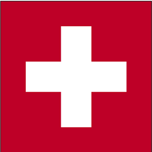 De vlag van Zwitserland