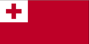 De vlag van Tonga