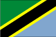 De vlag van Tanzania