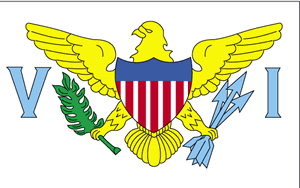 The flag of Virgin Islands