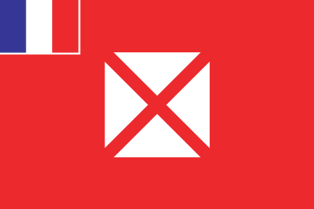 De vlag van Wallis en Futuna