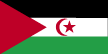 The flag of Western Sahara